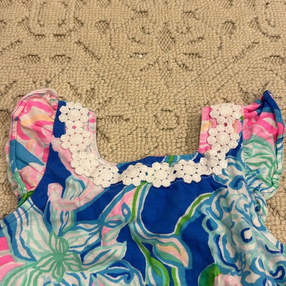 Lilly Pulitzer Eyelet Onesie - Picture 2 of 4